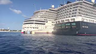 Carnival Magic and HAL Rotterdam in Grand Turk [upl. by Hedelman]