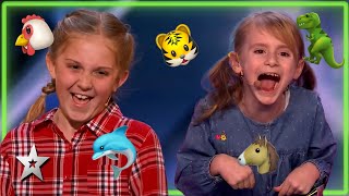 Unbelievable Animal Noises on Americas and Britains Got Talent [upl. by Eirena]