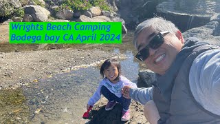 Wrights Beach Camping in Bodega Bay CA April 272024 [upl. by Atalaya662]