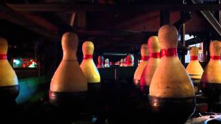 Duckpin Bowling Pin Setter Side View 3 [upl. by Hurlee493]