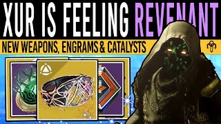 Destiny 2 XURS NEW EXOTICS amp WEEKLY WEAPONS Catalysts Exotics Engrams amp Armor 11th Oct [upl. by Koeppel]