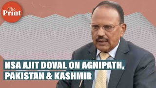 NSA Ajit Doval on Agnipath No rollback violence amp vandalism wont be tolerated Full interview [upl. by Ahsienot]