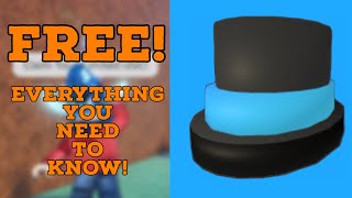 SOLD OUT FREE LIMITED UGC BLUE TOP HAT ROBLOX [upl. by Nafis]