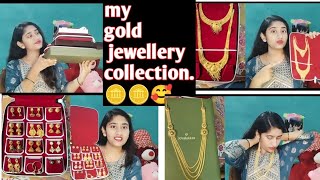 My Gold jewellery collection 🪙🥰Gold scheme ಬಗ್ಗೆ details ಕೇಳಿದ್ರಿ ಅಲ್ವಾ ☺️Most requested video👍 [upl. by Irat]