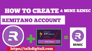 How to create account on Remitano and start mining Renec [upl. by Junia985]