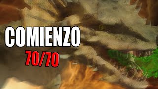 EL COMIENZO MAS LOCO 70 players Ark Survival Ascended PVP [upl. by Ayek553]