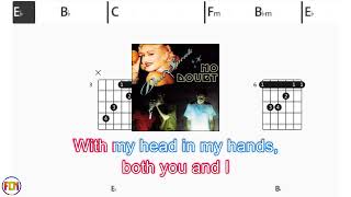 NO DOUBT Don´t speak FCN GUITAR CHORDS amp LYRICS [upl. by Fafa594]