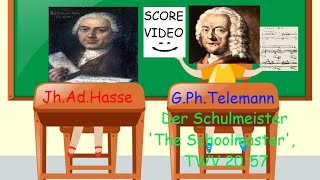 Telemann  Operetta Der Schulmeister The Schoolmaster TWV 2057 [upl. by Anij]