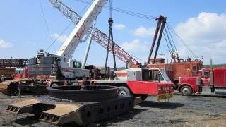 Manitowoc 4600 Unloading [upl. by Sipple]