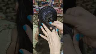 fishtail hairstyle 😍 youtubeshorts hairstylehorts hairstyle easytricks [upl. by Zoilla]