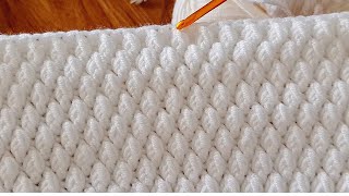 Unique Very Easy Crochet sewing pattern baby blanket consisting of two rows for beginners [upl. by Harlamert]