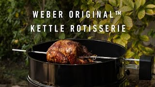 The Weber Original™ Kettle Rotisserie 57 CM  A Perfect Roast Every Time With [upl. by Schatz233]