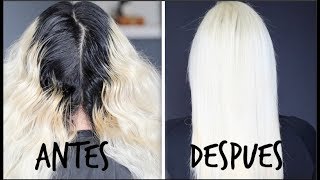 COMO RETOCAR El CABELLO GUERO SIN MALTRATARLO [upl. by Forrer]