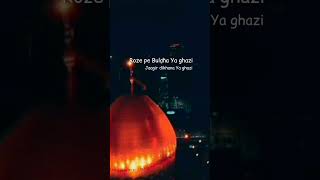 Har Dil Ka Sahara Ya ghaziع Sab ne Hai pukara ya ghaziع yaghazi abbasalamdar karbala karbala [upl. by Nitsruk]