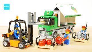 レゴ シティ エアカーゴトラック 60020 フォークリフト ／ LEGO City Cargo Truck 60020 [upl. by Lairbag472]