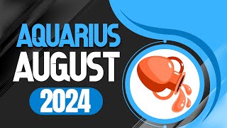 Aquarius August 2024 Horoscope  Monthly Horoscope [upl. by Onairelav]