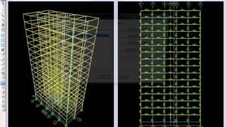 CURSO SAP2000  Tema ANALISIS SISMICO DINAMICO ESPECTRAL DE EDIFICIO ALTO CON MUROS EMPOTRADO [upl. by Amihc561]