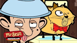 Wie man eine Katze badet  Lustige Mr Bean Clips  Mr Bean Deutschland [upl. by Kathe751]