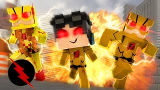 Minecraft Whos Your Family  A FAMÍLIA DO MAL DO FLASH REVERSO [upl. by Blanding]