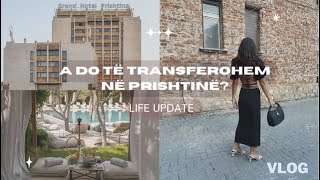 A do të transferohem në Prishtinë  Cfarë po ndodh me ne  Kosova vlog  Vlog Shqip Romina Gjinali [upl. by Lebbie]