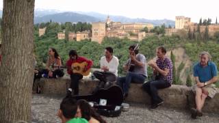 Arte en el albayzin con Vistas a la Alhambra [upl. by Shriver]