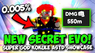 New 0005 SECRET UNIT Super God Kokule 6 Star DOES OP DAMAGE  ASTD Showcase [upl. by Olmsted215]