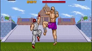 Ryu vs Sagat  Street Fighter 1 Arcade [upl. by Twitt243]