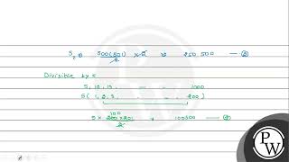 Find the sum of all natural numbers less than 1000 which are neither divisible by 5 nor by 2 [upl. by Eleazar142]