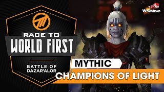 Method VS Champion of Light  Mythic Battle of Dazaralor [upl. by Kirven]