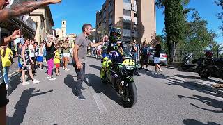 Valentino Rossi a Tavullia con la M1 Yamaha [upl. by Gnut]