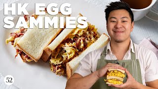 Lucas Sin Shares 5 Ways to Make HKStyle Egg Sandwiches  In The Kitchen With [upl. by Ayital]