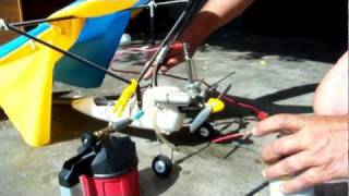 Nitro rc engine BUTANE powered OS MAX 15 FP [upl. by Joyce]