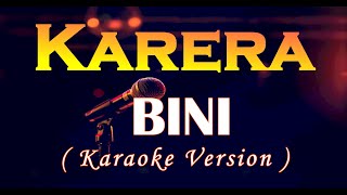 Karera  BINI Karaoke Version [upl. by Yarod]