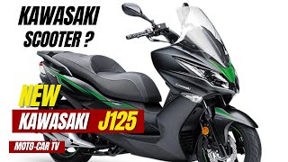 Kawasaki J125 Scooter Specs  MOTOCAR TV [upl. by Anner341]