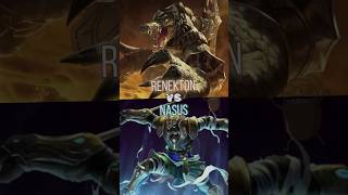 Renekton vs Nasus leagueoflegends wildrift curiosidadeslol vsdecampeoneslol [upl. by Pippo]