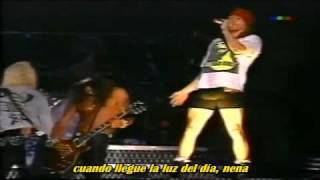 Guns N Roses  Dont Cry  Argentina 92  subtitulado por Diabolo88 [upl. by Neirual]