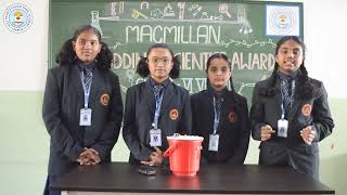 Macmillan Budding Scientist Award by Holy Hearts School Students Smart Dustbin for Smart Future [upl. by Ahl]