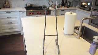 Black Iron Metal Easel  Great for Recipe books in the Kitchen Review [upl. by Salvucci]