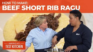 How to Make the Most Comforting Beef Short Rib Ragu [upl. by Lach]