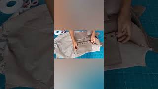 SIMPLE WAIST CINCHING TECHNIQUE cutandsew sewing [upl. by Solrak69]