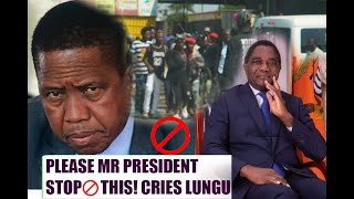 SIXTH PRESIDENT EDGER LUNGU TOLD PRESIDENT HH TO STOP THE CADERS you are the commander Inchief [upl. by Ttirb705]