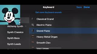 Mickey Mouse plays GarageBand ￼ [upl. by Enelrad543]