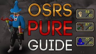 Easiest way to Build a Pure OSRS Pure Guide [upl. by Jegger817]