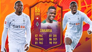 HEADLINERS ZAKARIA REVIEW 86 HEADLINER ZAKARIA PLAYER REVIEW Denis Zakaria FIFA 22 [upl. by Neiv]