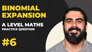 Binomial Expansion Practice Question  A Level Revision [upl. by Ramalahs893]