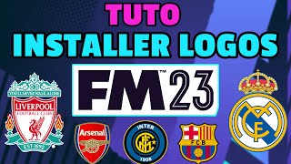 TUTO  INSTALLER TOUS LES LOGOS DANS FM23  AVOIR LES LOGOS FACILEMENT ET GRATUITEMENT [upl. by Wyne]