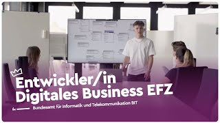 Vielseitige Ausbildung als Entwicklerin Digitales Business EFZ  BIT  Lehrstellenvideo  Yousty [upl. by Amekahs]