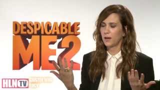 DESPICABLE ME 2 interviews Kristen Wiig [upl. by Ecneret]