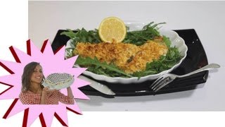 Pesce Persico con i Cornflakes  Le ricette di Alice [upl. by Leuams]