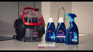 BISSELL Spot Clean Pro 1558E  Cleaning up mess in car [upl. by Gregson]